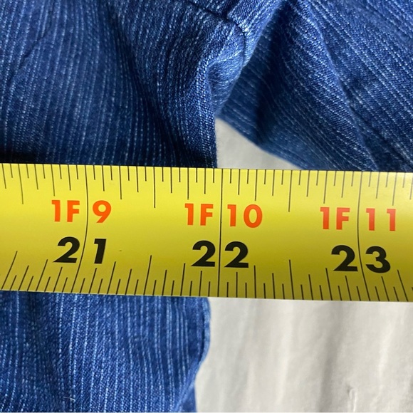 Denim Jacket Sz Small Blue Jean Jacket No Pockets Miss Alliage Canadian Designer - Picture 5 of 6